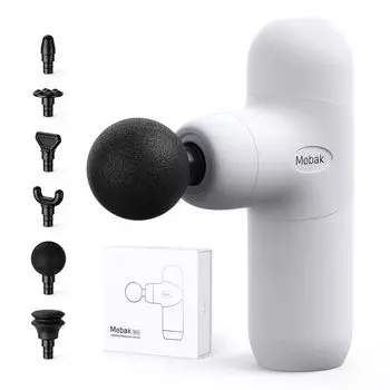 Mebak Mini Миофасциальный релиз 350 г 6 типов 4 уровней вибрации для всего тела Включает хранение Гарантия один год Пистолет, легкий, насадки,