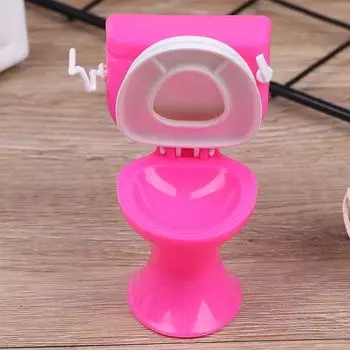 Мебель для кукольного домика Ванная комната Туалет Кукольный домик Миниатюрные детские ролевые игрушки