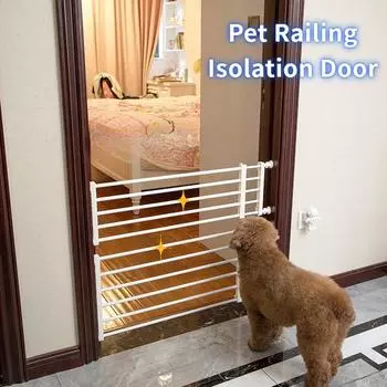 Мебель для помещений, перила для домашних животных, изоляционная дверь для домашних животных, забор для домашних животных SLength:42-60cm белый