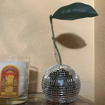 Мебель для спальни Украшения Зеркало Стекло Кирпич Вишня Вишня Диско Шары Вишня Украшения 1pc