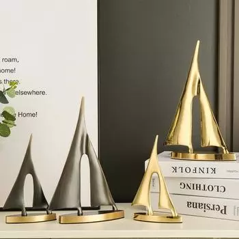 Мебель для ТВ-шкафа, гладкие парусные украшения, современный простой, легкий, роскошный, креативный, для гостиной, домашнего офиса, винный шкаф Small чёрный