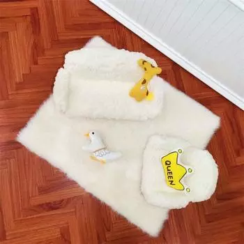 Мебель Модель Кукольный Домик Мягкий Диван 1/12 Кукольный Домик Миниатюрный Одноместный/Двухместный Диван Игровой Дом white-Single sofa