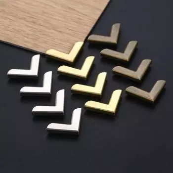 Мебельная фурнитура Файл Скрапбукинг Альбомы Защитные уголки Декоративные уголки Угловые кронштейны серебряный