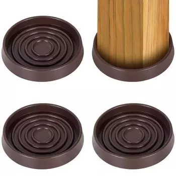 Мебельная подставка для колесиков, круглая, квадратная, для кровати, дивана, стула, ножки, стопор для кровати, нескользящий коврик для подставки под стол, противоскользящий захват, защитная накладка для пола из твердой древесины Square