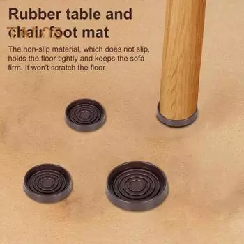 Мебельная подставка для колесиков, круглая, квадратная, для кровати, дивана, стула, ножки, стопор для кровати, нескользящий коврик для подставки под стол, противоскользящий захват, защитная накладка для пола из твердой древесины Circle
