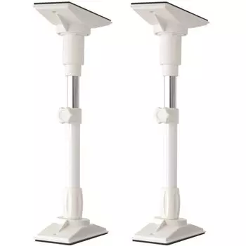 Мебельные натяжные стержни YAMAZEN (Длина 41-60см), Набор из 2 штук, белый KTB-MS(WH)