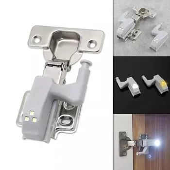 Мебельные петли для шкафа для спальни со встроенным светодиодным датчиком Warm light