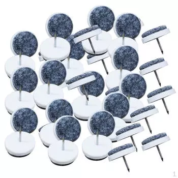 Мебель скользит, фетровые подушечки для стола, стола, табурета, ножки, противоскользящие (упаковка 50 шт.) 24cm (50pcs)