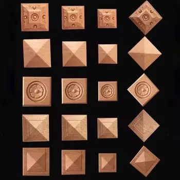 Мебель в европейском стиле, ножки, различные стили, украшения, ремесла, сиденье для шкафа, ножки, домашний декор 5x5cm-1