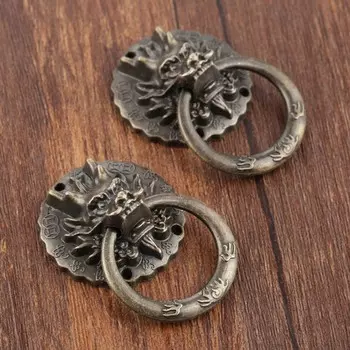 Мебель Ящики Гардеробная Ручки для шкафов Дверные ручки Мебельные аксессуары Дверные ручки античный бронзовый