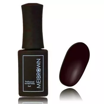Mebrown Color Gel 6ml, M16 Burgundy Nail Dark, 1
