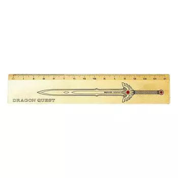 Меч линейки Dragon Quest Metal Ruler Anniversary Gold 15 см Lotto s ~35th Version~