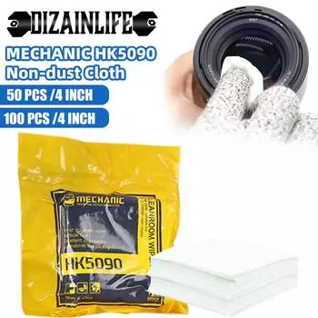 MECHANIC HK5090 Пылезащитная салфетка Мягкая антистатическая салфетка для чистых помещений Мягкая салфетка из микрофибры для ЖК-экрана Чистая ткань для ремонта телефонов