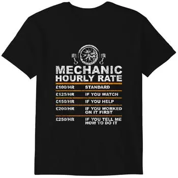 Mechanic Hourly Rate Funny T-Shirt Classic T-shirt 4XL