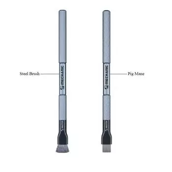 MECHANIC Steel/Fur Anti Static Cleaning Brush for Mobile Phone Computer Motherboard IC Chip Repair Cleaning Hand Tools