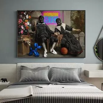 Мечтайте о большой Бонни и Клайде, холст, постеры и принты, настенные художественные картины, картины для современного дома, украшения гостиной 21*30cm