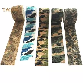Мечтатель на открытом воздухе охота кемпинг спорт камуфляж невидимка самоклеящаяся эластичная лента для обертывания Digital Camouflage