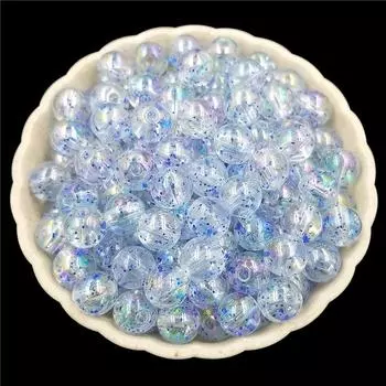 Мечтательные свободные бусины для изготовления ювелирных изделий унисекс круглые горячая распродажа ожерелье браслет акрил 20 шт 8 мм кулон DIY ремесла оптовая продажа бусины