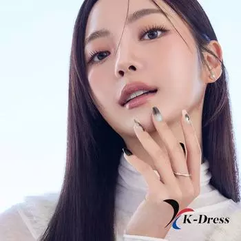 Мечтательный черный (Гроб) Типсы Magic Press Dashing Diva