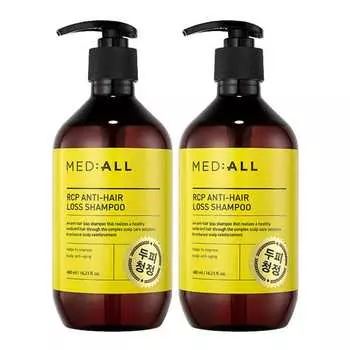 MED:ALL Scalp Cleansing Shampoo Woody Scent 480ml X 2 (+ Woody Scent Shampoo 100ml)