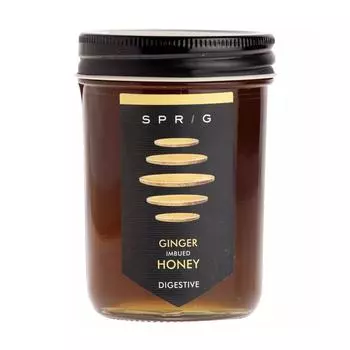Мед имбирный: для пищеварения (325 г), Ginger Imbued Honey, Sprig