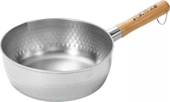 Медь из нержавеющей стали Yokoyama Yukihira с серебряным горшком Tsubamejin Takumi, (Устойчивость к ржавчине), Весы, Сакурагина, совместимые с IH/Gas, 22 см, OGS-450 серебряный