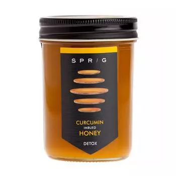 Мед с Куркумином (325 г), Curcumin Imbued Honey, Sprig