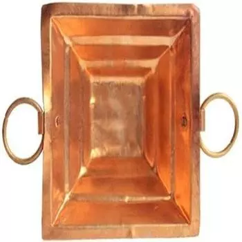 Медь Танирика Премиум Хаван Кунд - яма для костра Ягна Агнихотра 8 x 8 дюймов, превосходное экспортное качество