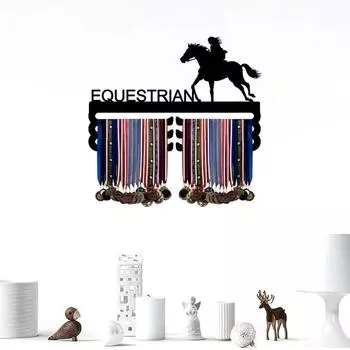 Медальница металлическая для мужчин и женщин, софтбол, конный спорт, каяк, волейбол, настольный теннис, вешалка для медалей, дисплей для лент светло-серый