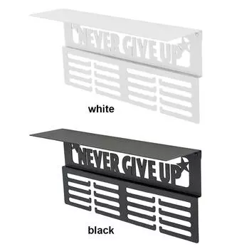 Медальница Металлическая стойка для наград для гимнастики Бег Стойка для медалей для наград White