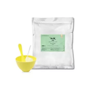 Medi Flower BELLA DE PEAU Большая емкость для моделирования алоэ, резиновая упаковка 1 кг, набор инструментов