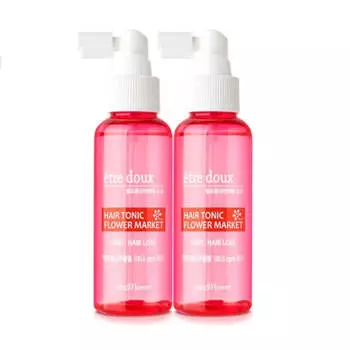 Medi Flower Etre Doux Тоник для волос Цветочный рынок против выпадения волос 100 мл * 2 шт.