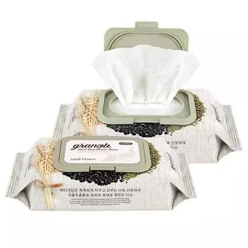 Medi Flower Granola Deep Cleansing Tissue, 100 покупок, 2 упаковки Известная корейская косметика, популярные продукты