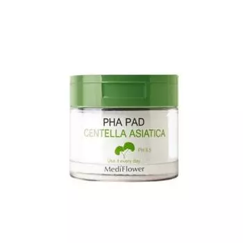 MEDI FLOWER Toner Pad Centella Asiatica 180 мл / 60 подушек
