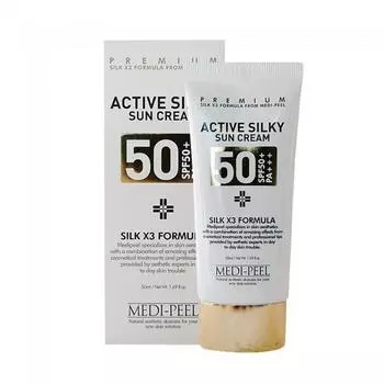 MEDI-PEEL Active Silky Sun Cream - 50мл, Корейская косметика, KBeauty, пробник