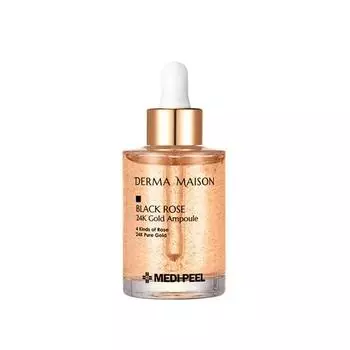 MEDI-PEEL Derma Maison Black Rose 24K Gold Ампула 95мл