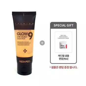 MEDI-PEEL Glow 9 24K Gold Mask Pack 100 мл, 1 упаковка, 1 шт.