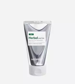 Крем-маска Medi-Peel Herbal Peel Tox Wash Off Type 120 г, успокаивающая, очищающая, увлажняющая, корейская косметика, Kbeauty, образец