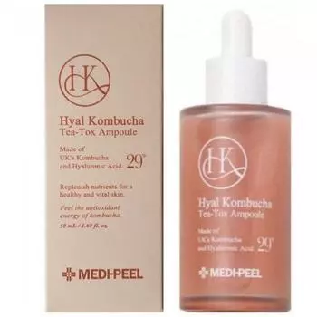 MEDI-PEEL Hyal Kombucha Tea-Tox Ampoule 50ml AUTHENTIC STORE