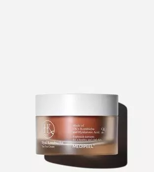 Medi-Peel Hyal Kombucha Tea-Tox Cream 50 мл, отбеливающий, успокаивающий, увлажняющий, корейская косметика, Kbeauty, образец