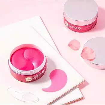 MEDI-PEEL HYALURON ROSE PEPTIDE 9 AMPOULE EYE PATCH, Антивозрастной, Корейская косметика, Kbeauty, пробник