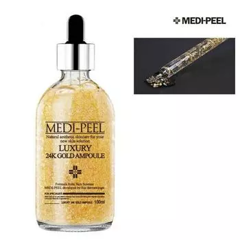 MEDI-PEEL LUXURY 24K GOLD AMPOULE, Антивозрастное средство, Корейская косметика, Kbeauty, пробник