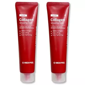 MEDI-PEEL Маска-обертывание Red Lacto Collagen 70 мл+70 мл, 1 шт., 2 шт.