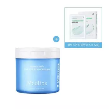 [MEDI-PEEL] [Подушечки с газированной водой] Подушечки с газом Aqua Multox + Успокаивающая маска-бальзам Bamboo Cica (5ea)