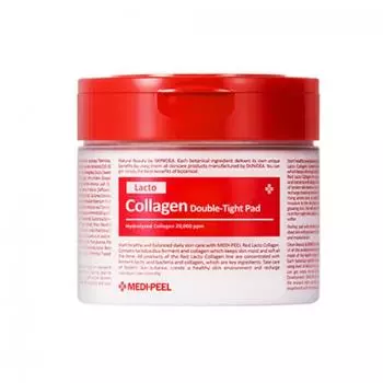 MEDI-PEEL RED LACTO COLLAGEN DOUBLE TIGHT PAD, Увлажняющий, Корейская косметика, Kbeauty, пробник