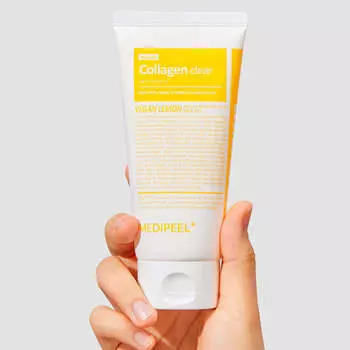 MEDI-PEEL Vegan Vitamin Collagen Clear 300 мл, Средство для снятия макияжа, Глубокое очищение, Увлажнение, Корейская косметика, Kbeauty, образец