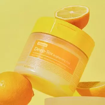 Medi-Peel Vegan Vitamin Deep Tox Осветляющие подушечки, 70 шт.