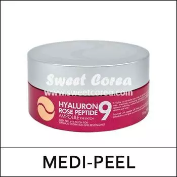 [МЕДИ-ПИЛ] Medipeel (воли) Hyaluron Rose Peptide 9 ампульных патчей для глаз (1,6 г * 60 шт.) 1 пакет