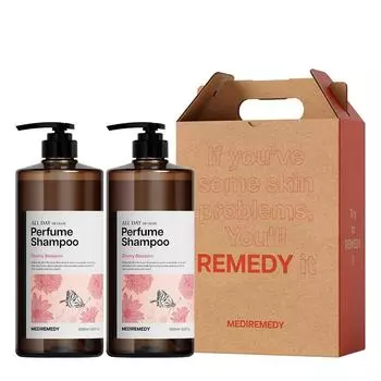 Medi Remedy Perfume Shampoo + Shampoo Gift Packaging Cherry Blossom 1000ml, 2 pcs.