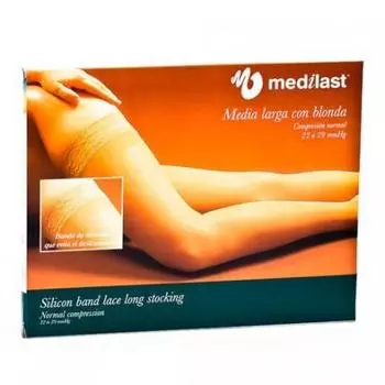 Media Medilast Larga Blonda Beige Tg